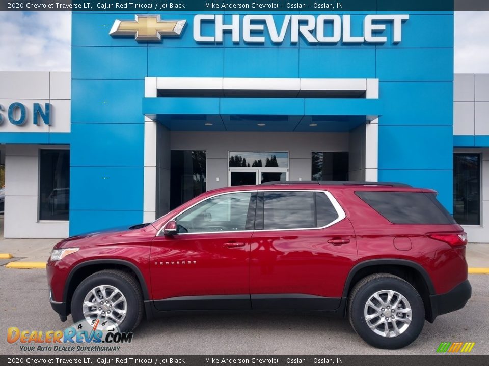 2020 Chevrolet Traverse LT Cajun Red Tintcoat / Jet Black Photo #1