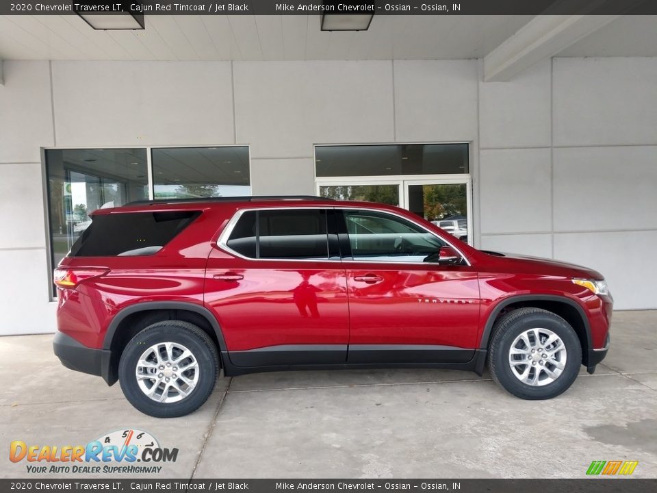 2020 Chevrolet Traverse LT Cajun Red Tintcoat / Jet Black Photo #3