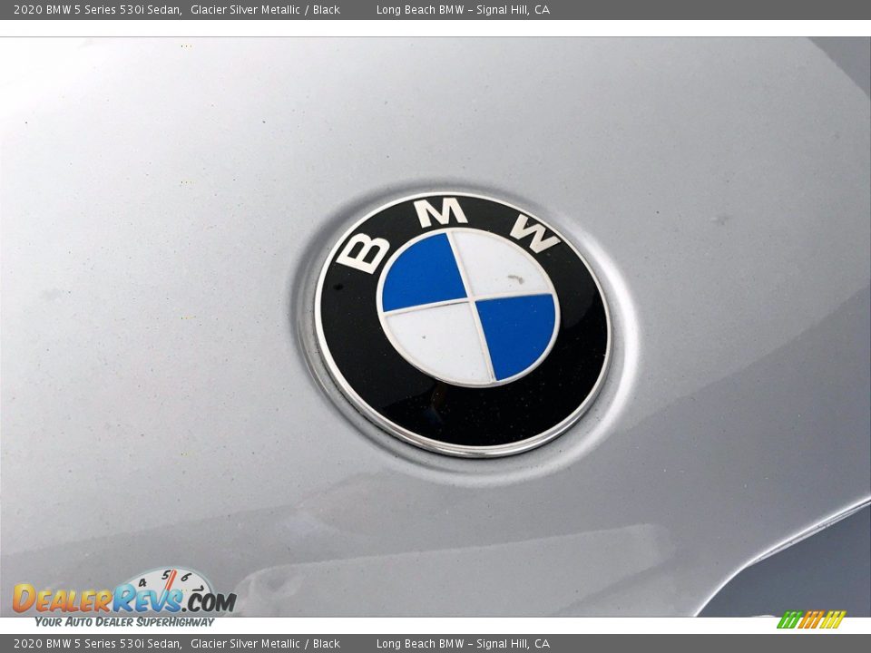2020 BMW 5 Series 530i Sedan Glacier Silver Metallic / Black Photo #33