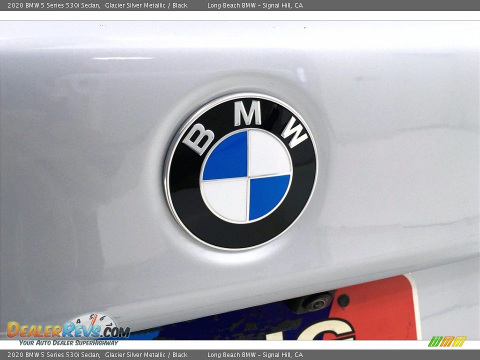 2020 BMW 5 Series 530i Sedan Glacier Silver Metallic / Black Photo #34