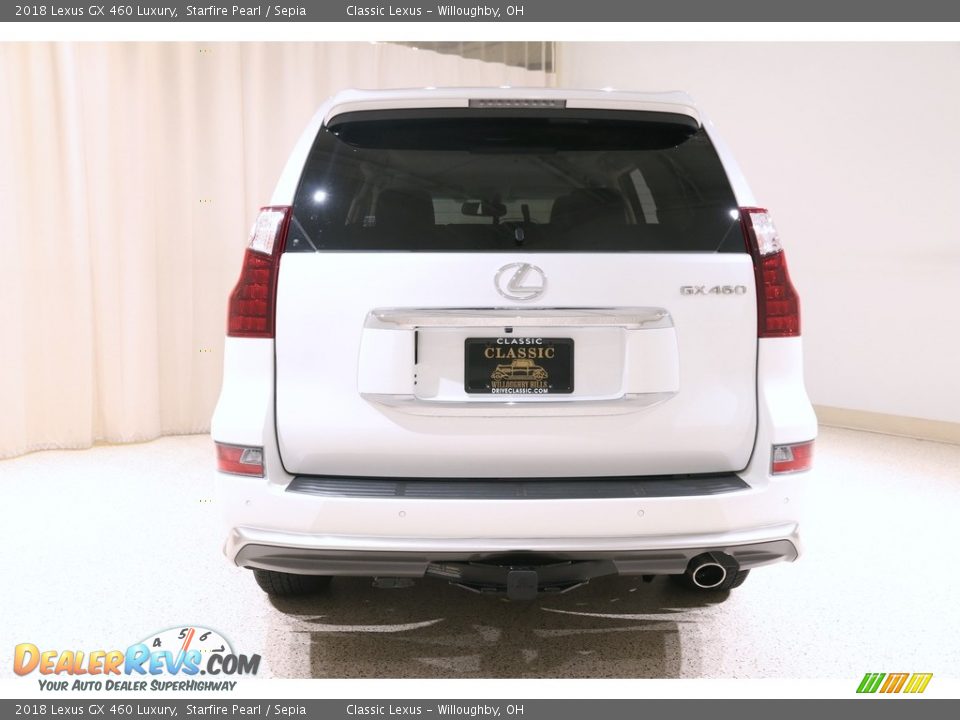 2018 Lexus GX 460 Luxury Starfire Pearl / Sepia Photo #24