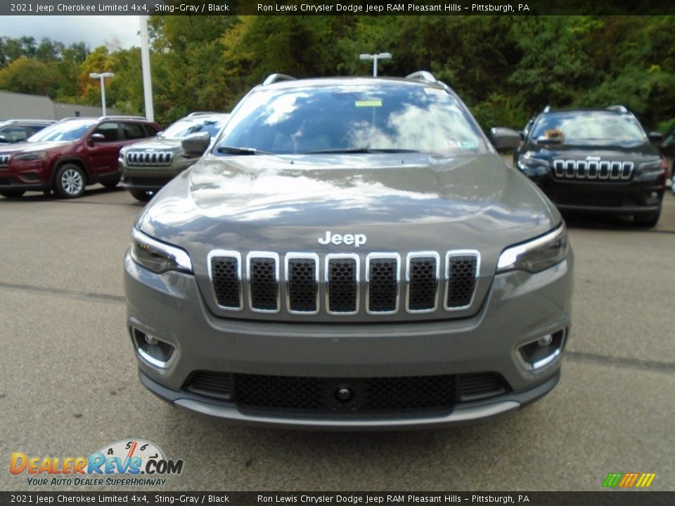 2021 Jeep Cherokee Limited 4x4 Sting-Gray / Black Photo #2