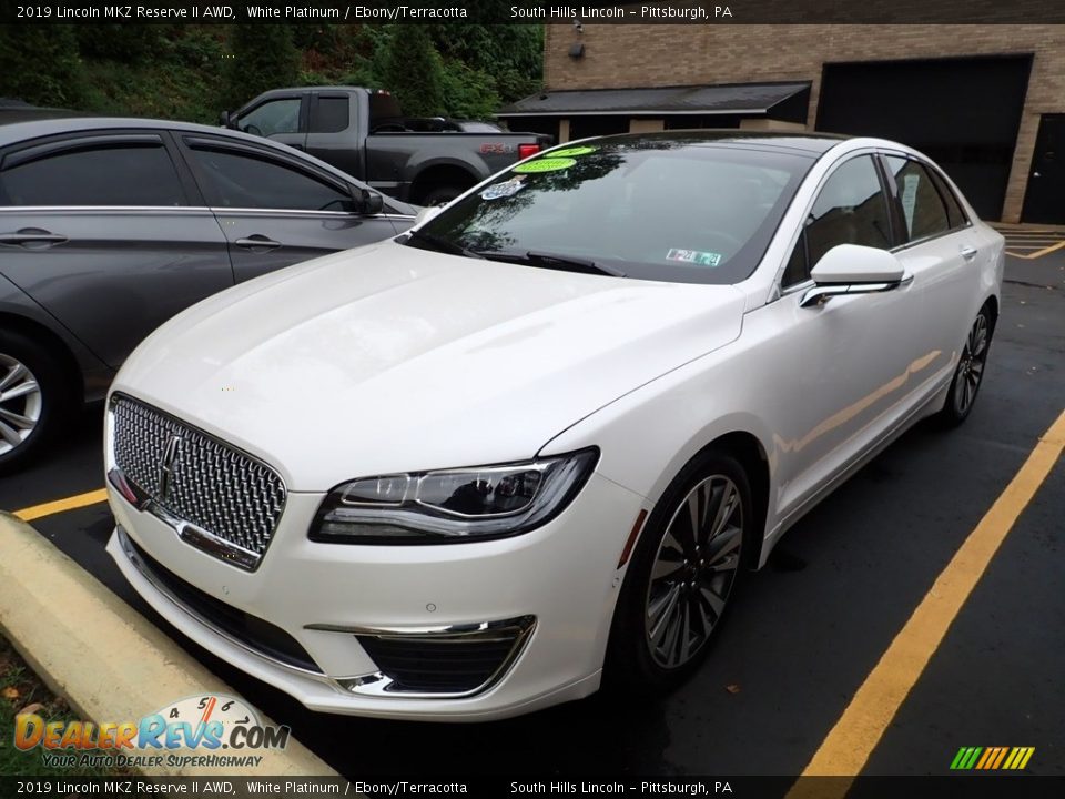 2019 Lincoln MKZ Reserve II AWD White Platinum / Ebony/Terracotta Photo #1