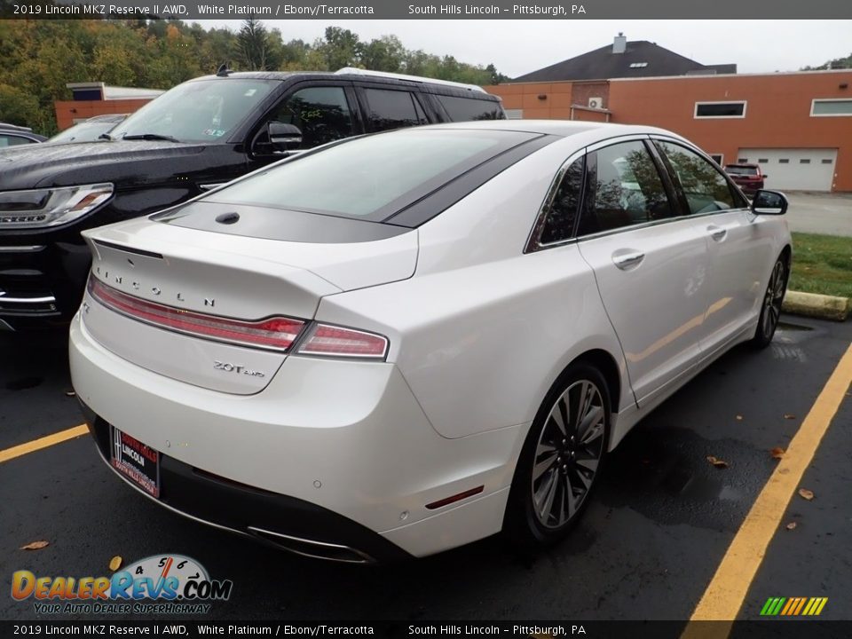 2019 Lincoln MKZ Reserve II AWD White Platinum / Ebony/Terracotta Photo #4