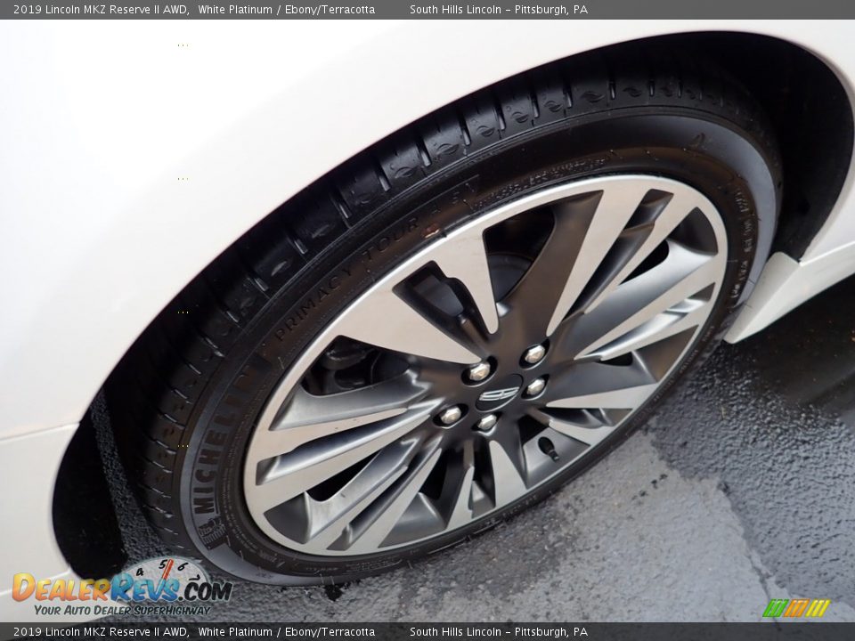 2019 Lincoln MKZ Reserve II AWD White Platinum / Ebony/Terracotta Photo #5