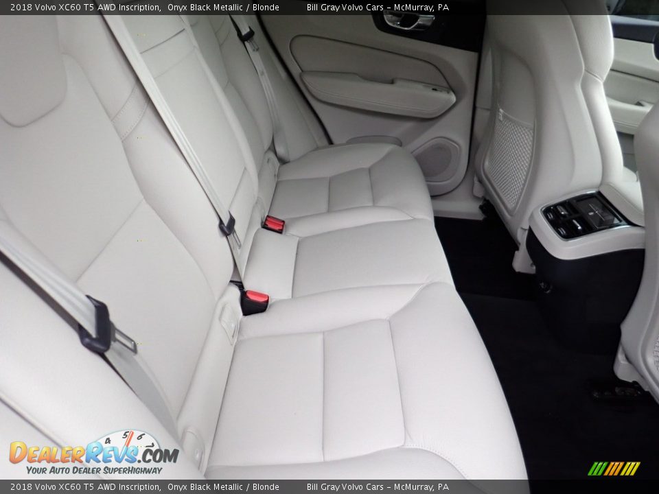 Rear Seat of 2018 Volvo XC60 T5 AWD Inscription Photo #14