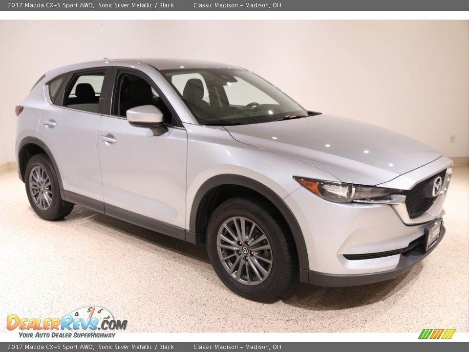 2017 Mazda CX-5 Sport AWD Sonic Silver Metallic / Black Photo #1