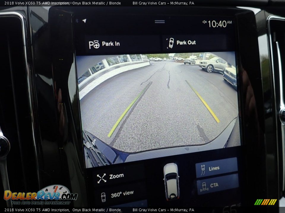 2018 Volvo XC60 T5 AWD Inscription Onyx Black Metallic / Blonde Photo #25