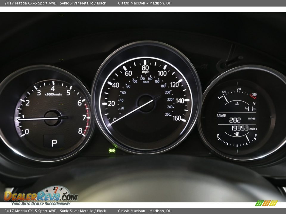 2017 Mazda CX-5 Sport AWD Sonic Silver Metallic / Black Photo #8