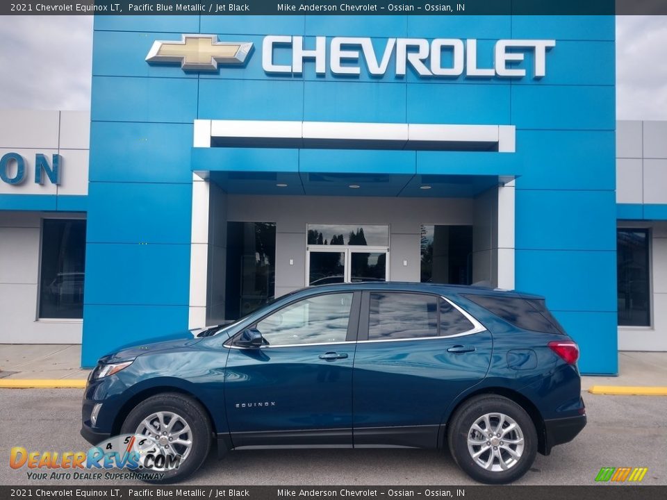 Pacific Blue Metallic 2021 Chevrolet Equinox LT Photo #1