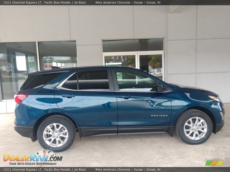 Pacific Blue Metallic 2021 Chevrolet Equinox LT Photo #3