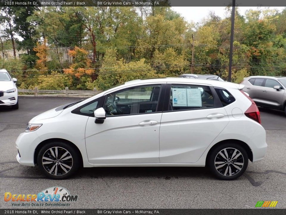 2018 Honda Fit EX White Orchid Pearl / Black Photo #7