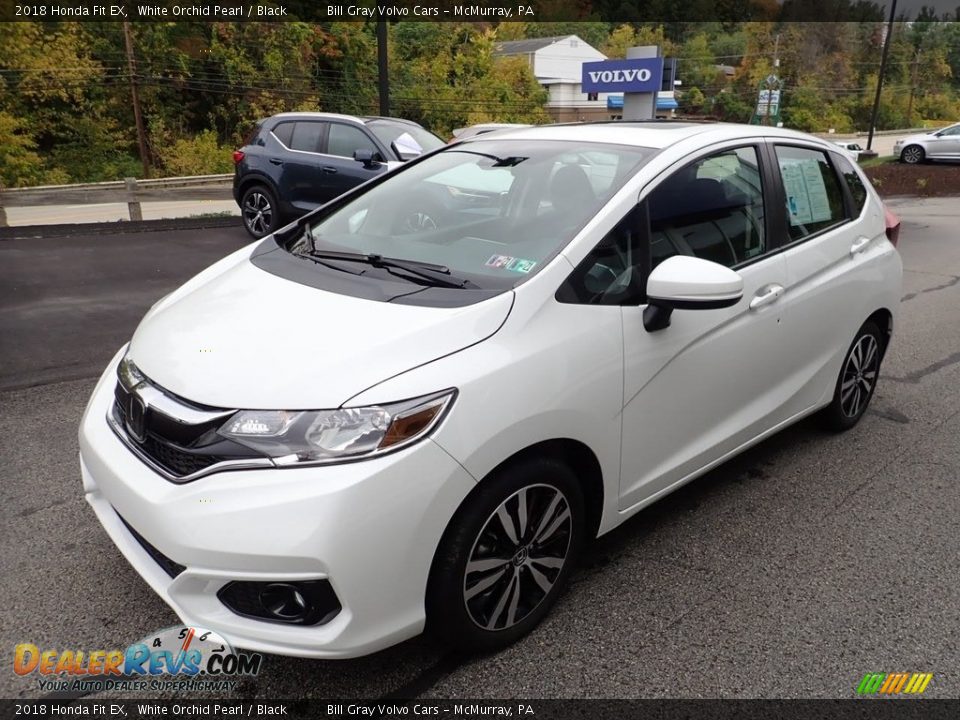 2018 Honda Fit EX White Orchid Pearl / Black Photo #8