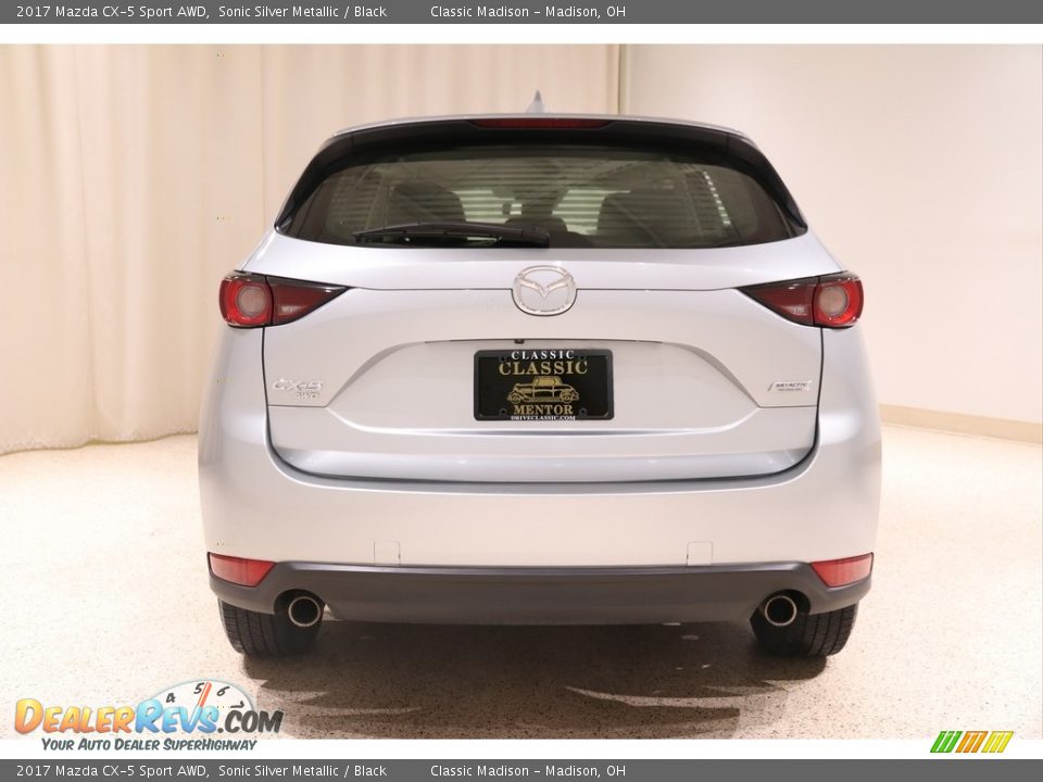 2017 Mazda CX-5 Sport AWD Sonic Silver Metallic / Black Photo #16