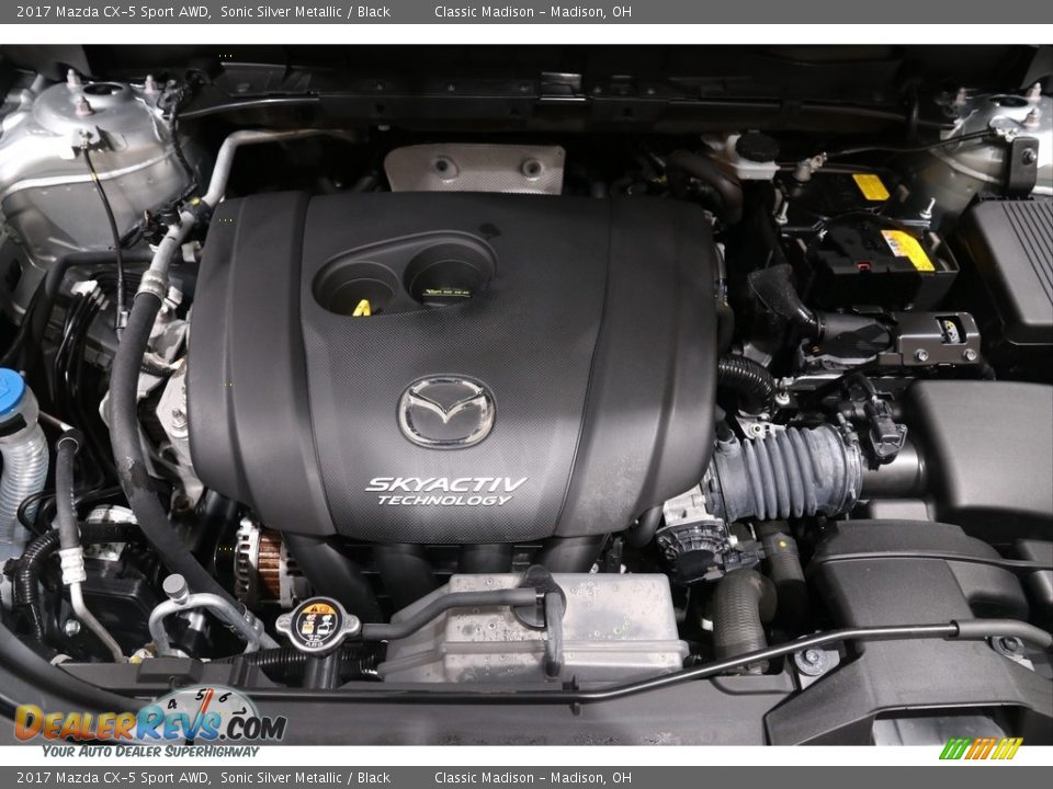 2017 Mazda CX-5 Sport AWD Sonic Silver Metallic / Black Photo #17