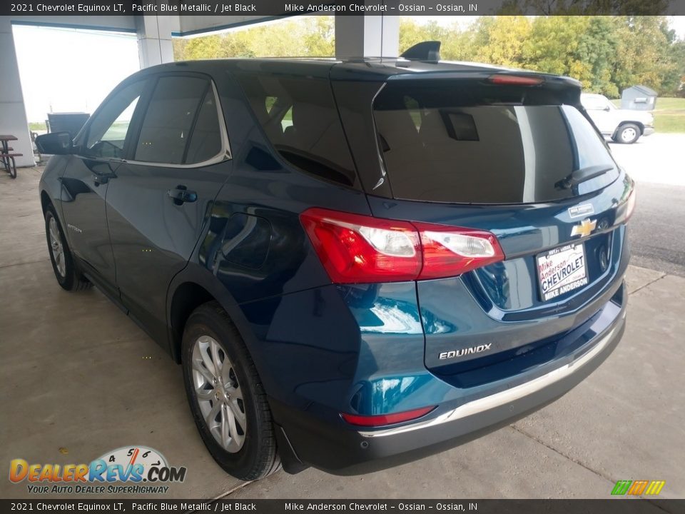 2021 Chevrolet Equinox LT Pacific Blue Metallic / Jet Black Photo #9