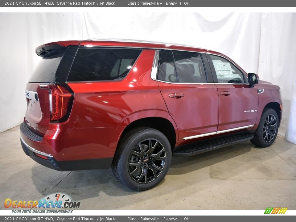 2021 GMC Yukon SLT 4WD Cayenne Red Tintcoat / Jet Black Photo #2