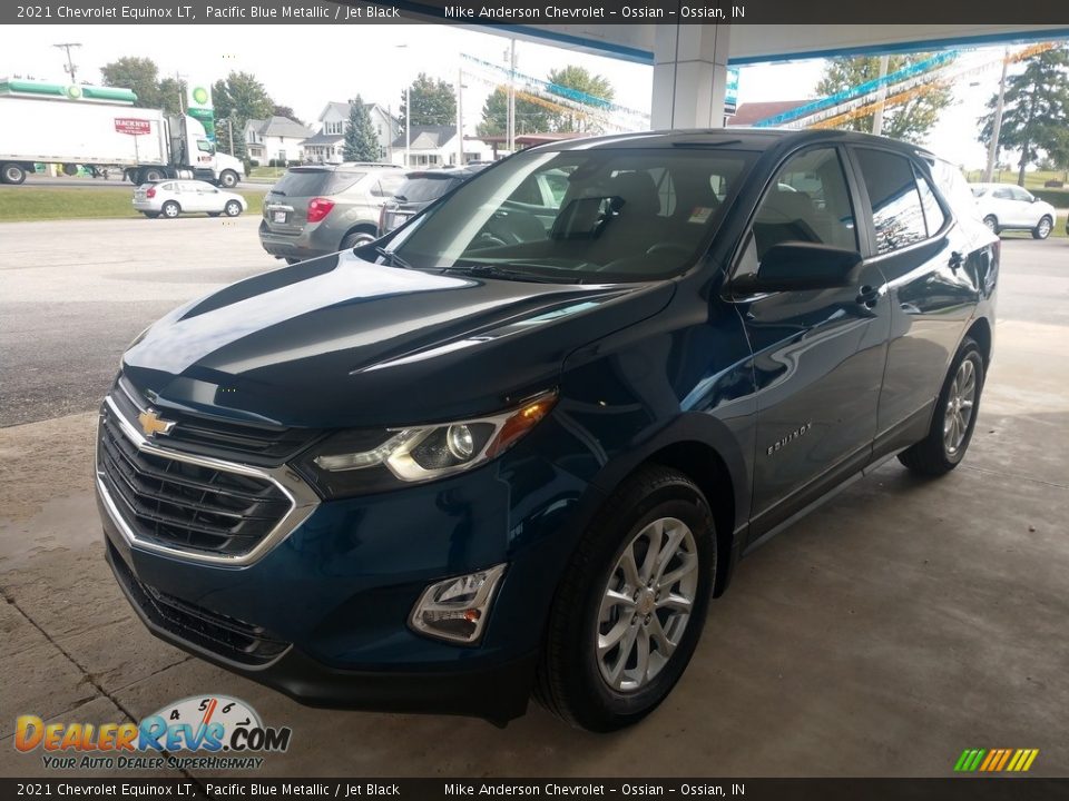 2021 Chevrolet Equinox LT Pacific Blue Metallic / Jet Black Photo #10