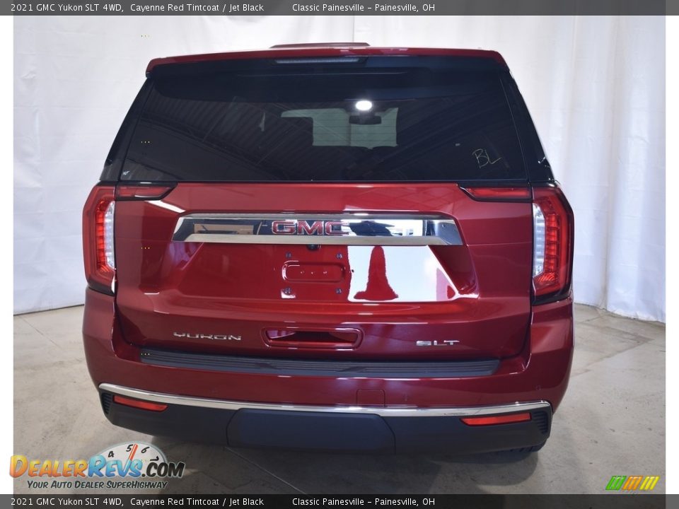 2021 GMC Yukon SLT 4WD Cayenne Red Tintcoat / Jet Black Photo #3