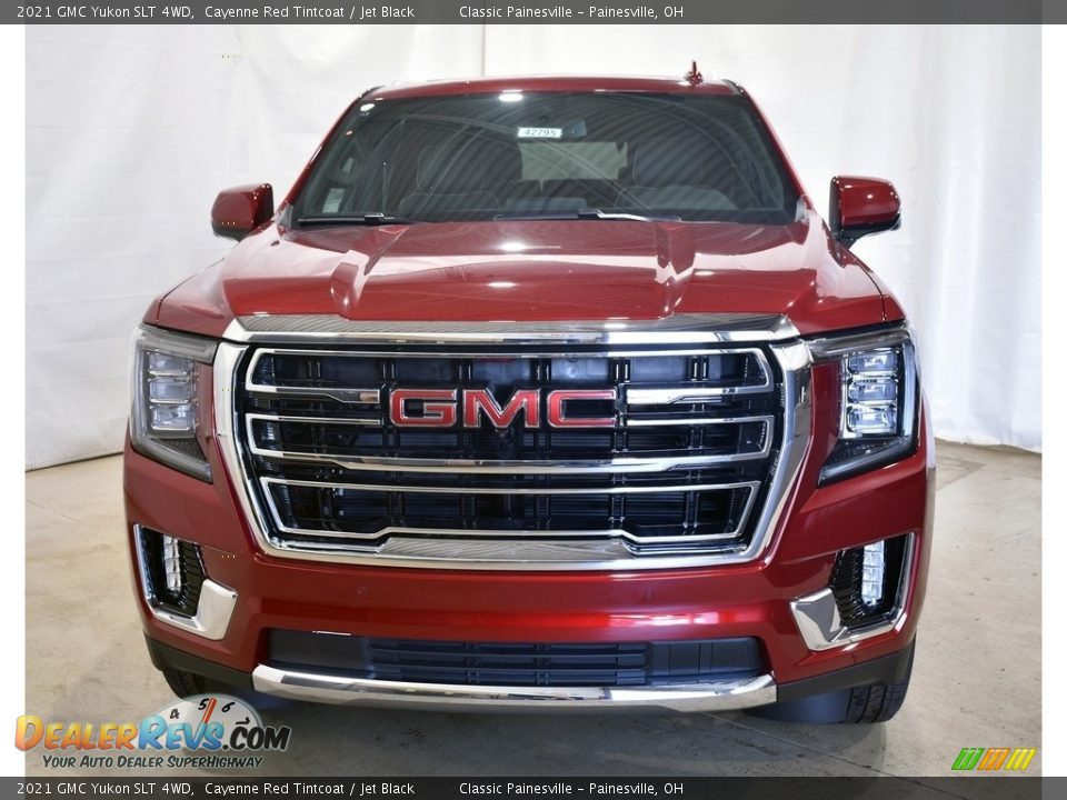 2021 GMC Yukon SLT 4WD Cayenne Red Tintcoat / Jet Black Photo #4