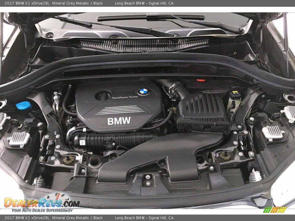 2017 BMW X1 xDrive28i Mineral Grey Metallic / Black Photo #9