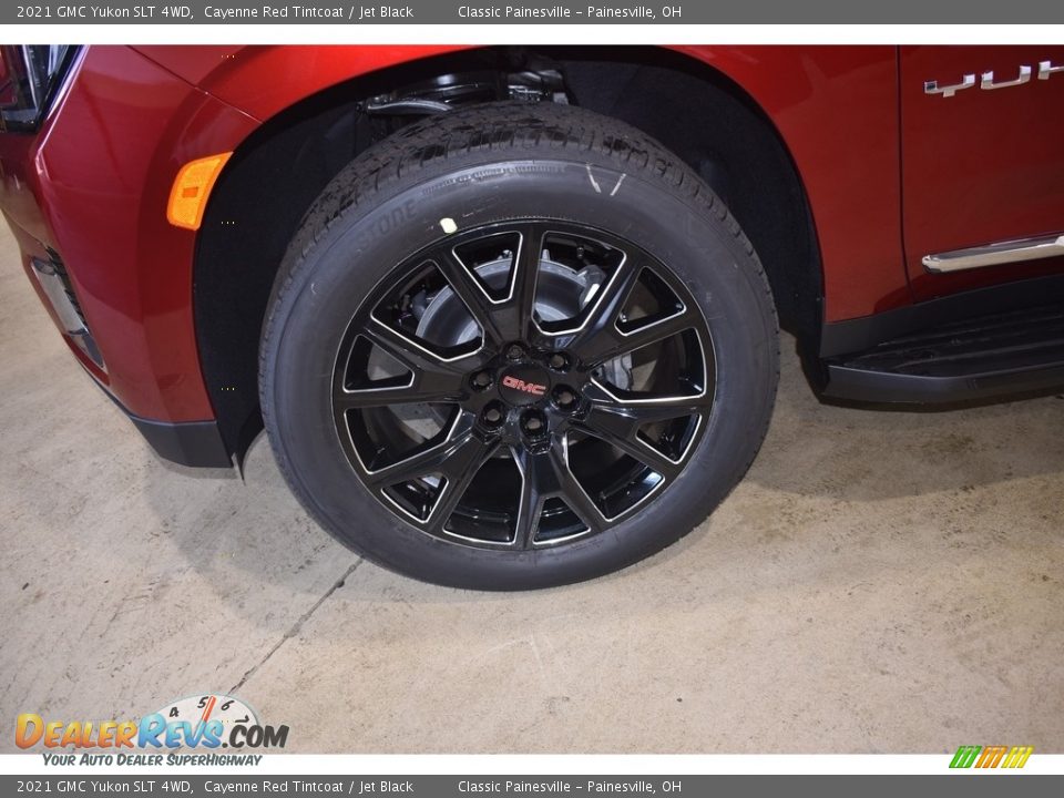 2021 GMC Yukon SLT 4WD Cayenne Red Tintcoat / Jet Black Photo #5