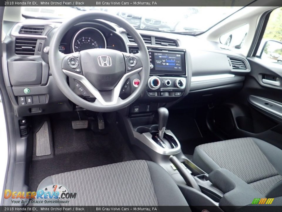 2018 Honda Fit EX White Orchid Pearl / Black Photo #18