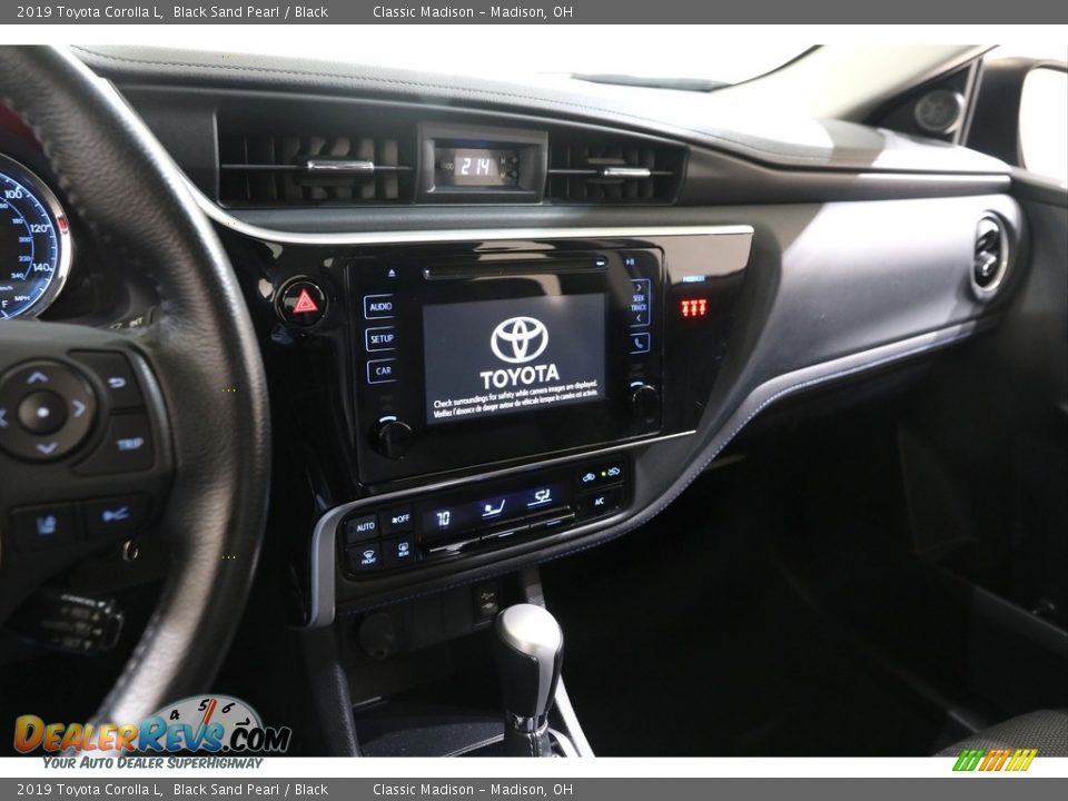 2019 Toyota Corolla L Black Sand Pearl / Black Photo #8