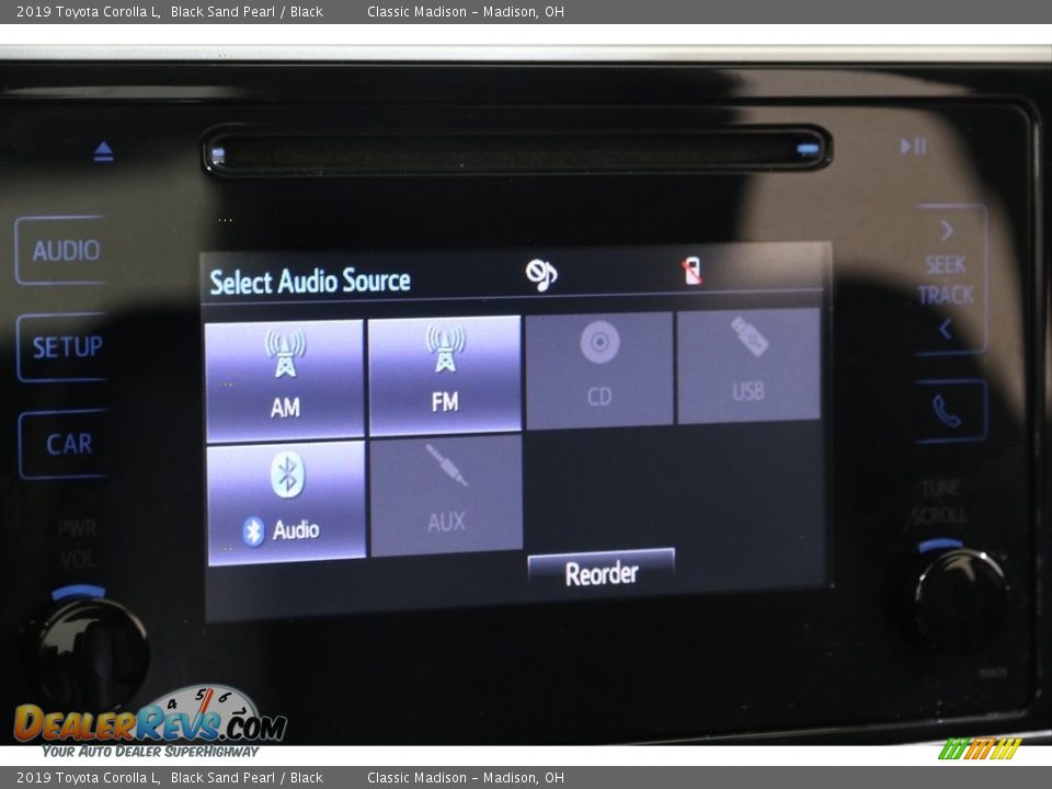 2019 Toyota Corolla L Black Sand Pearl / Black Photo #9