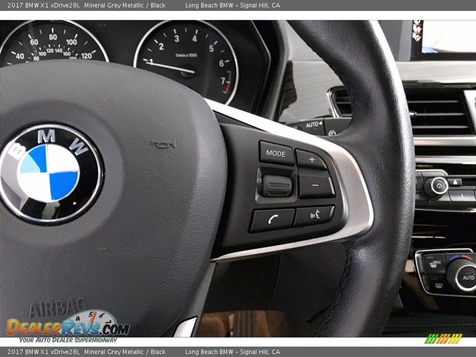 2017 BMW X1 xDrive28i Mineral Grey Metallic / Black Photo #19
