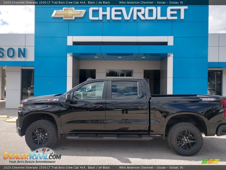 2020 Chevrolet Silverado 1500 LT Trail Boss Crew Cab 4x4 Black / Jet Black Photo #1