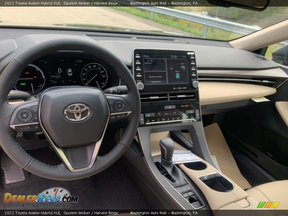 2021 Toyota Avalon Hybrid XLE Opulent Amber / Harvest Beige Photo #6