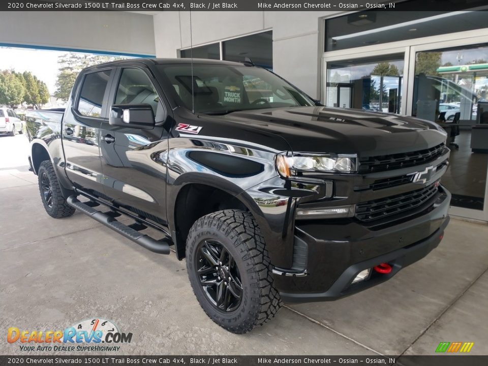 2020 Chevrolet Silverado 1500 LT Trail Boss Crew Cab 4x4 Black / Jet Black Photo #2