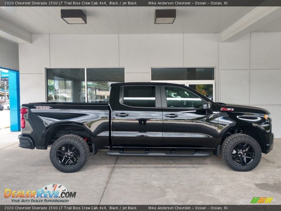 2020 Chevrolet Silverado 1500 LT Trail Boss Crew Cab 4x4 Black / Jet Black Photo #3