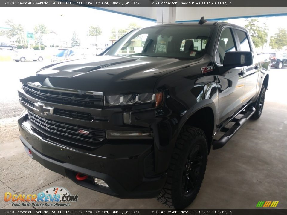 2020 Chevrolet Silverado 1500 LT Trail Boss Crew Cab 4x4 Black / Jet Black Photo #8