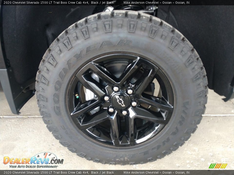 2020 Chevrolet Silverado 1500 LT Trail Boss Crew Cab 4x4 Black / Jet Black Photo #12