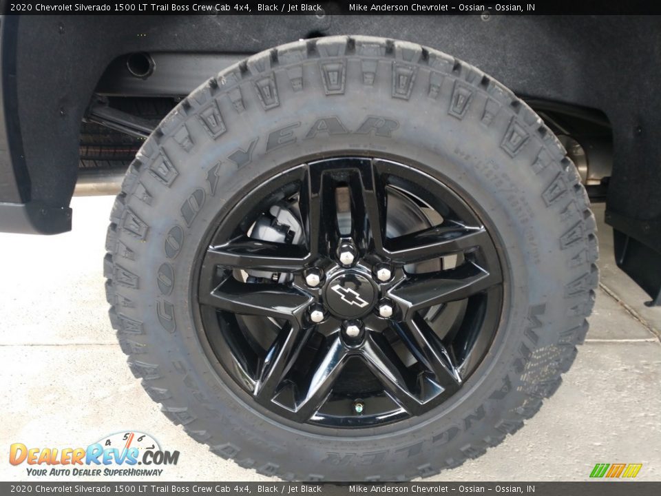 2020 Chevrolet Silverado 1500 LT Trail Boss Crew Cab 4x4 Black / Jet Black Photo #13