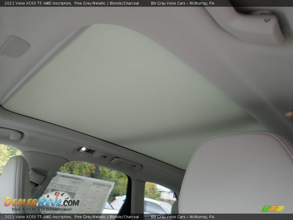 Sunroof of 2021 Volvo XC60 T5 AWD Inscription Photo #12