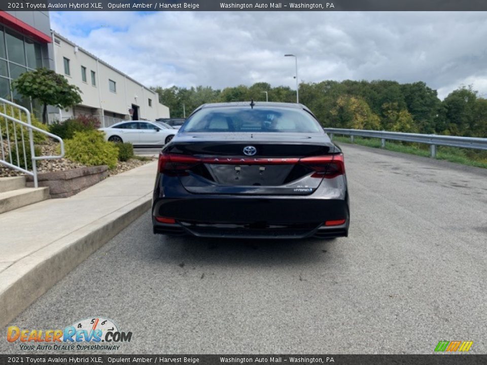 2021 Toyota Avalon Hybrid XLE Opulent Amber / Harvest Beige Photo #28