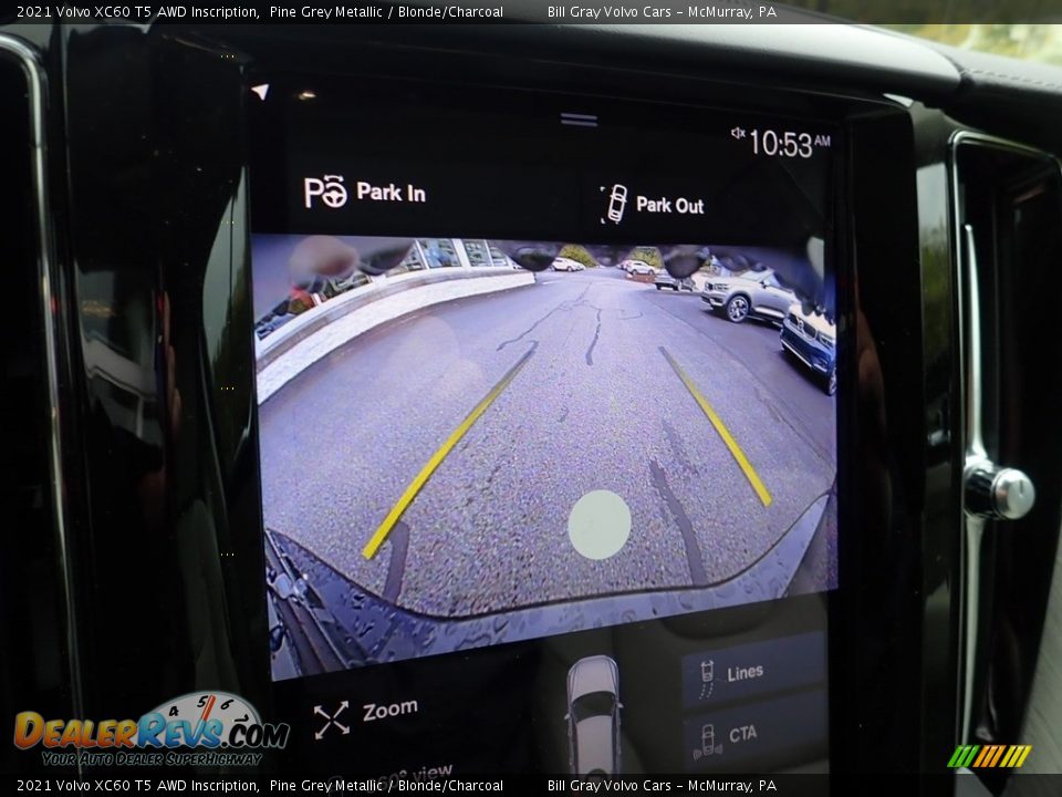 2021 Volvo XC60 T5 AWD Inscription Pine Grey Metallic / Blonde/Charcoal Photo #15