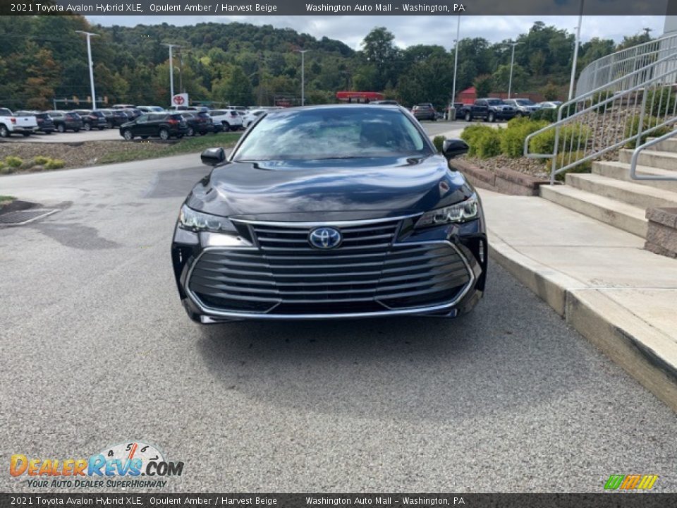 2021 Toyota Avalon Hybrid XLE Opulent Amber / Harvest Beige Photo #31