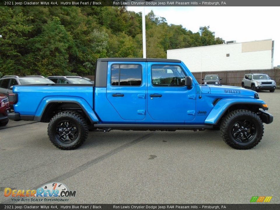 Hydro Blue Pearl 2021 Jeep Gladiator Willys 4x4 Photo #4