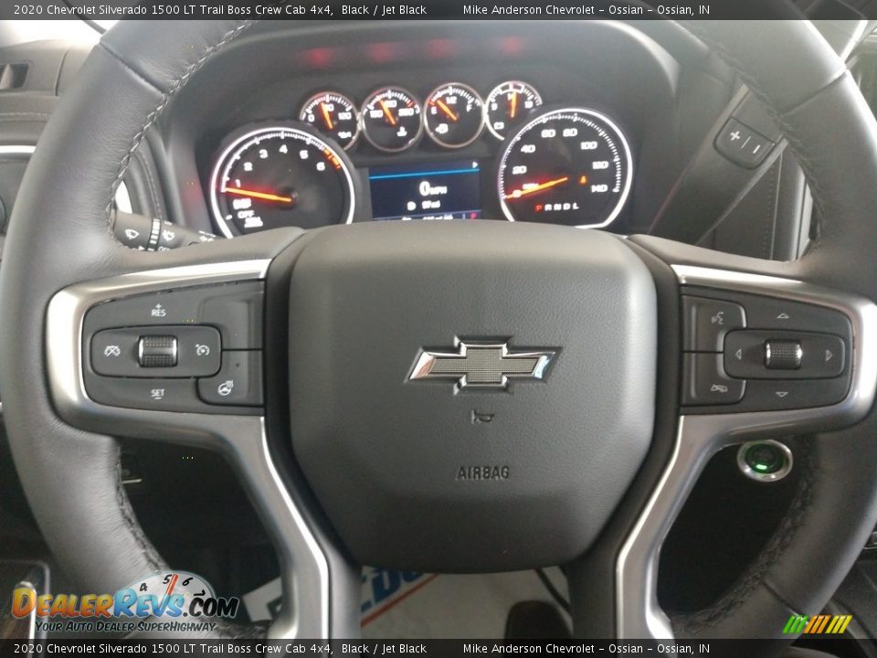 2020 Chevrolet Silverado 1500 LT Trail Boss Crew Cab 4x4 Black / Jet Black Photo #28