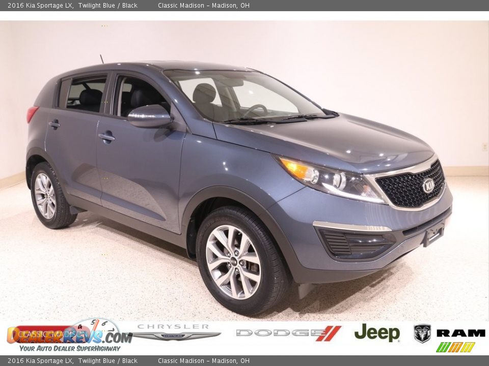 2016 Kia Sportage LX Twilight Blue / Black Photo #1