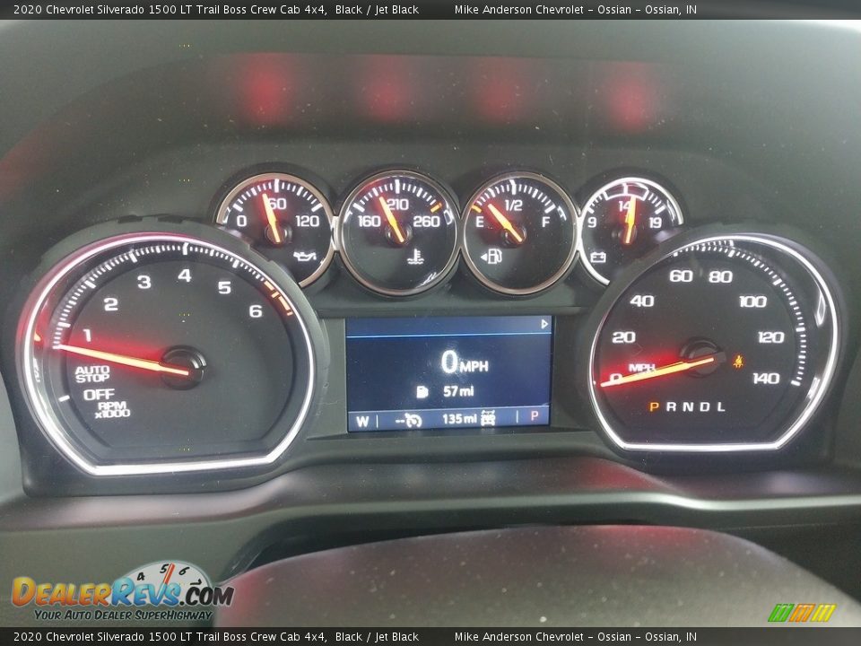 2020 Chevrolet Silverado 1500 LT Trail Boss Crew Cab 4x4 Black / Jet Black Photo #31