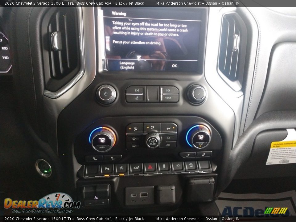 2020 Chevrolet Silverado 1500 LT Trail Boss Crew Cab 4x4 Black / Jet Black Photo #32