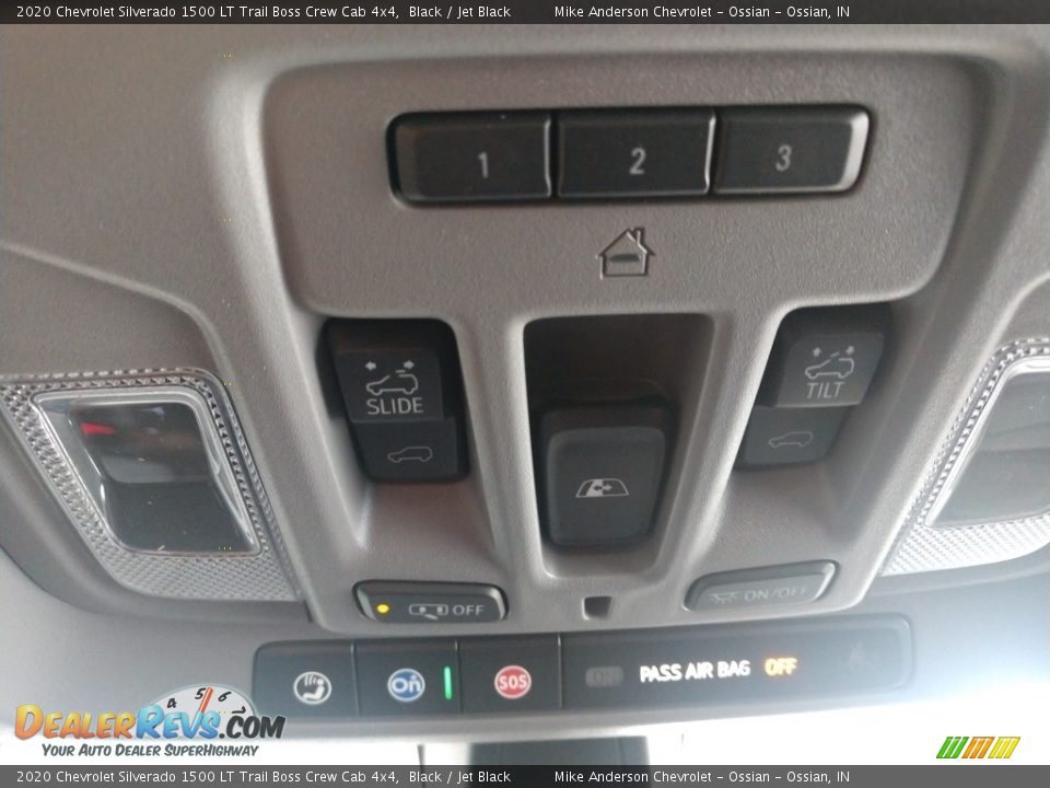 2020 Chevrolet Silverado 1500 LT Trail Boss Crew Cab 4x4 Black / Jet Black Photo #35