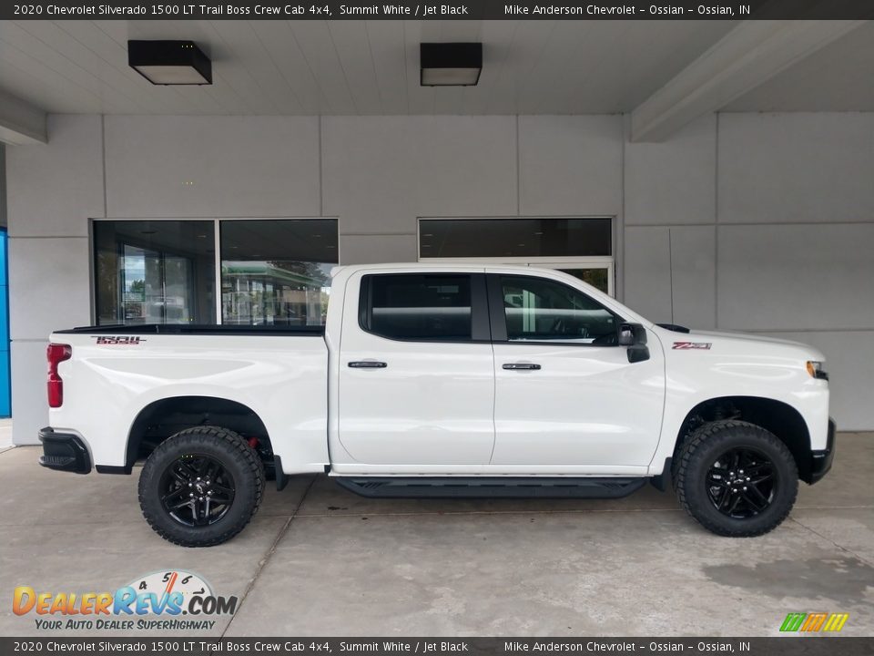 2020 Chevrolet Silverado 1500 LT Trail Boss Crew Cab 4x4 Summit White / Jet Black Photo #3