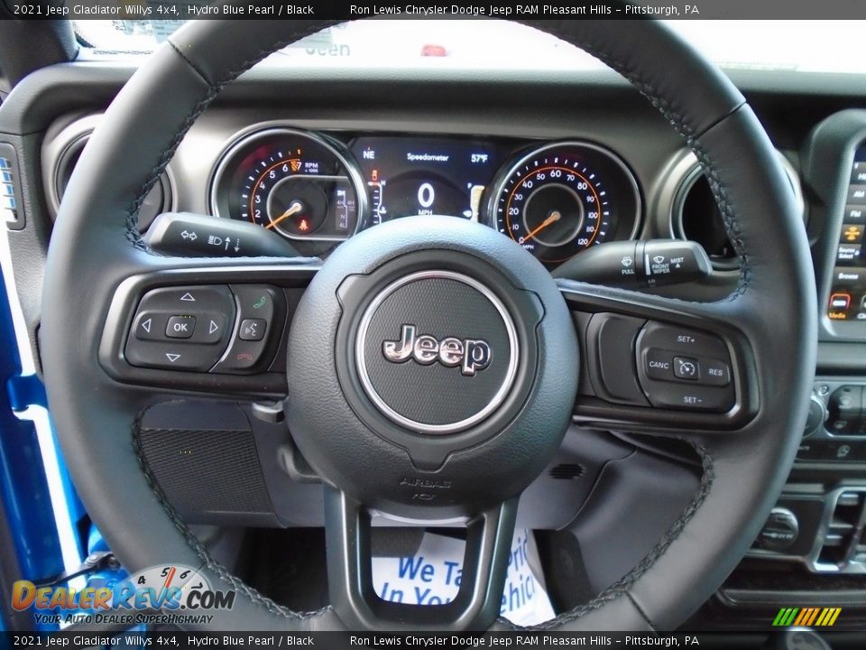 2021 Jeep Gladiator Willys 4x4 Steering Wheel Photo #19