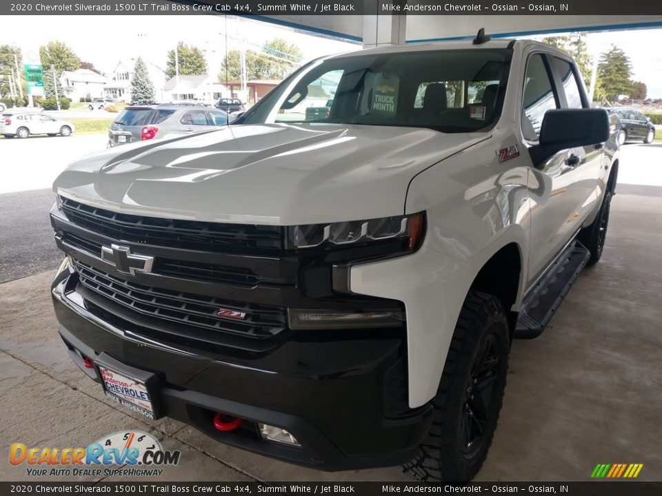 2020 Chevrolet Silverado 1500 LT Trail Boss Crew Cab 4x4 Summit White / Jet Black Photo #8